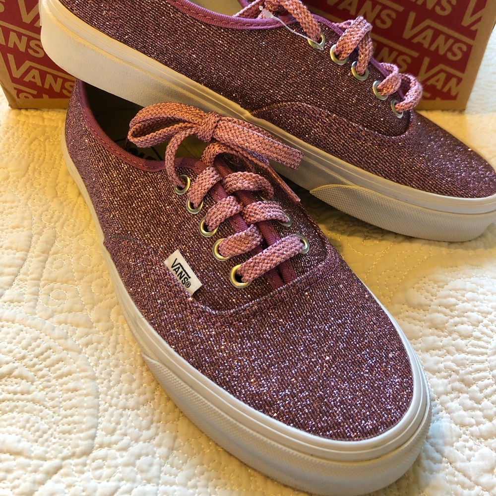 Vans - Pink Glitter Classics